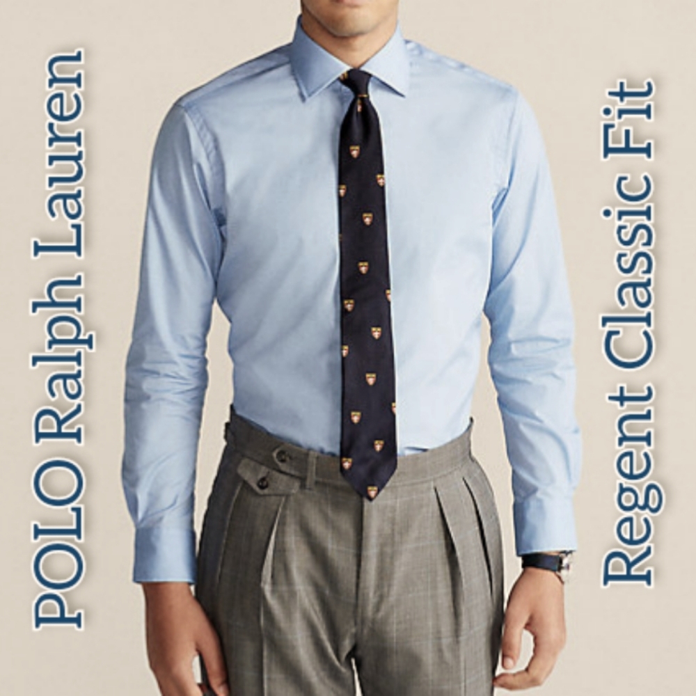 🔴 NWT POLO RALPH LAUREN Regent Classic Fit Dress Shirt
